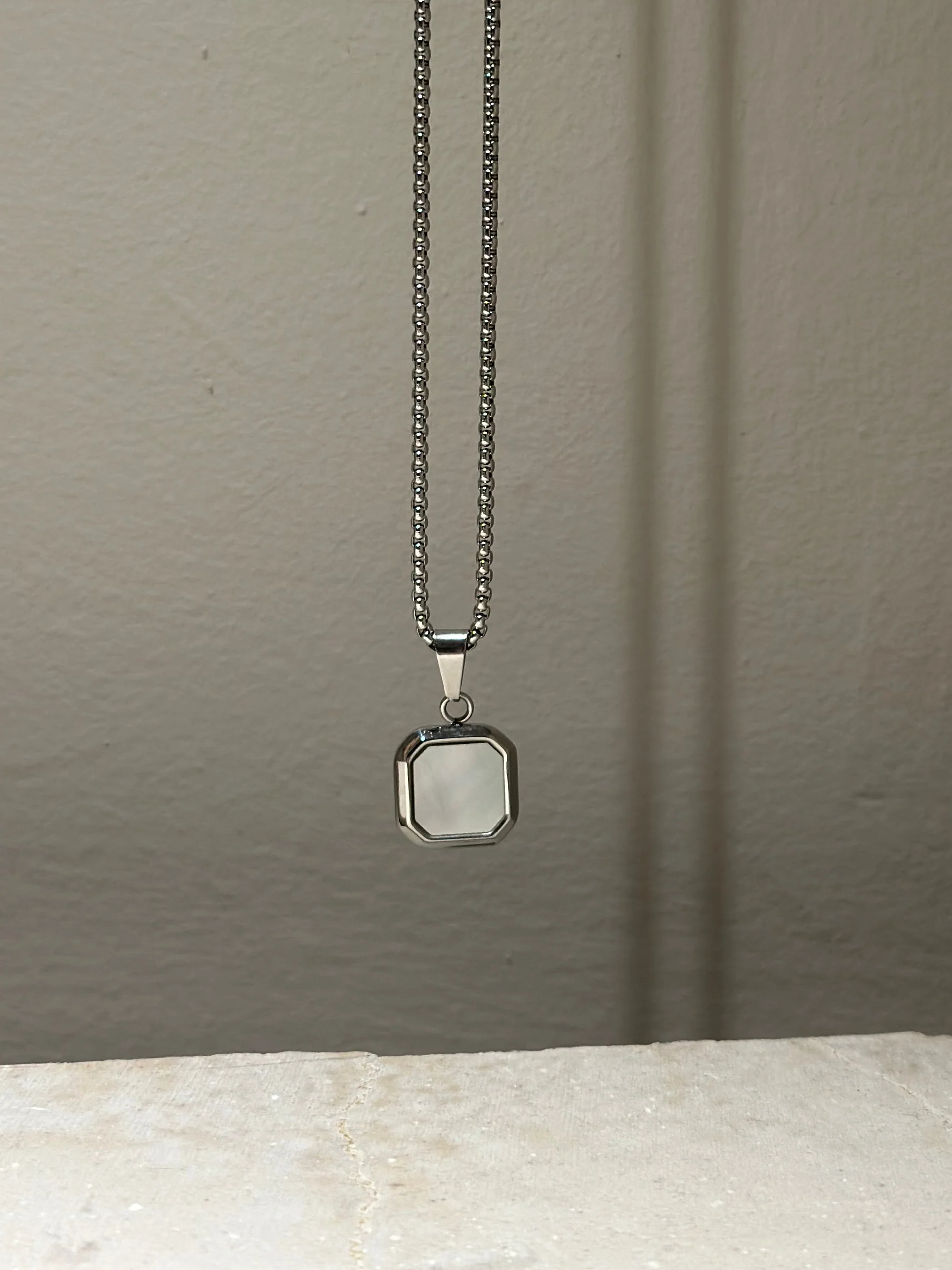 Crystal Mirror Necklace